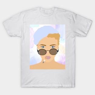 Woman abstract  portrait minimalist T-Shirt